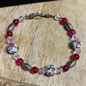 Cloisonné Beaded Bracelet